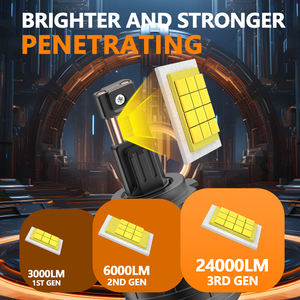 หลอดไฟหน้ารถยนต์หลอดไฟ LED สำหรับรถยนต์ H4 <span class=keywords><strong>240</strong></span> W หลอดไฟ LED สำหรับรถยนต์ H11 H7 H1 9006 H3 - Product Image 3