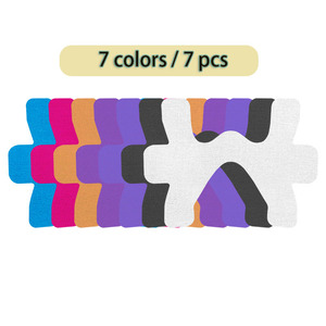 Trước khi cắt bông tăng thể thao màu đỏ các bản vá lỗi với logo tùy chỉnh in trên chúng cho thể thao hỗ trợ cơ bắp, đầu gối và mắt cá chân bảo vệ - Product Image 6