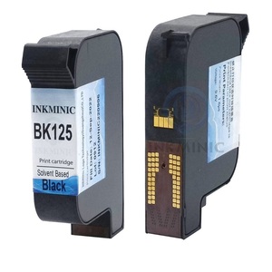 Cartucho de Tinta Negra Compatible BK125 a Base de Solvente con Chip para Impresoras Domino GX30i G230i G35i G20i Gx150i TIJ - Product Image 4