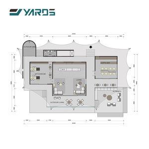 Tenda di Lusso Spaziosa per Vacanze, Campeggio Turistico, Hotel, Ristorante, Lodge, per Resort nella Foresta Pluviale - Product Image 3