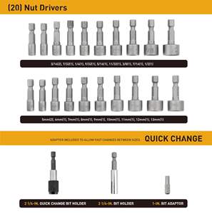 Ensemble de tournevis à main ultime de 234 pièces, acier au carbone de haute qualité, finition chromée, comprend des embouts de sécurité difficiles à <span class=keywords><strong>trouver</strong></span>, des micro-embouts - Product Image 3
