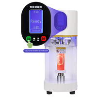 Machine automatique de scellage de canettes de boissons en plastique pour animaux de compagnie pour l'emballage des aliments brassage à froid bouteilles de boissons de jus de fruits café thé/tasse