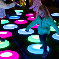 Piso de Baile LED con Cambio de Color RGB, Ladrillo Interactivo Sensible a la Presión para Bodas, Fiestas y Eventos Escénicos