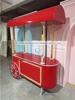 BJ220106-1 Chariot à bonbons et desserts pour mariage, chariot de présentation pour événements et fêtes, vente chaude
