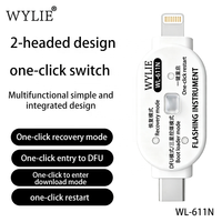 WYLIE WL-611N Dual-Head DFU Flashing Tool mit Ein-Klick-Modusschalter, automatischer Erkennung und Boot-Loader-Wiederherstellung für iPhone und Android