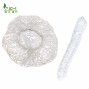 Hair Processing Waterproof Plastic Bath Cap Disposable Clear Hair Shower Cap for Women Hair Spa Salon Hotel Travel Shower Cap