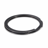 Lisprings Self-Locking Internal Retaining Ring, Carbon Steel and Stainless Steel Flat Wire Snap Rings Customizable Length