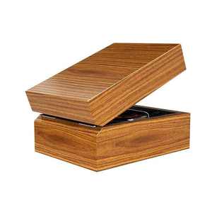 Caja de Perfume de Madera MDF Hecha a Mano, Personalizada y de Lujo, con Impresión Láser en Lámina Dorada, para Regalo - Product Image 4