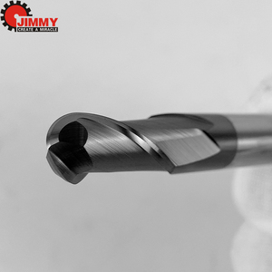 Fresa a Sfera Jimmy 2 Flute HCR55 in Carburo di Tungsteno, Utensile per Fresatura CNC, Fresa a Testa Sferica - Product Image 3