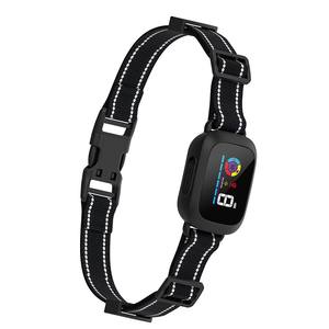 Patent Neues Produkt IP67 Wasserdichter Farbbild schirm Kunststoff Vibrations rinden schock halsband Anti-Rinden-Kontroll halsband für kleine große Hunde - Product Image 1