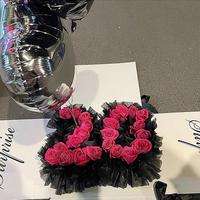 Boîte à fleurs créative en mousse florale numérique personnalisée pour un 18e anniversaire, fournitures pour fleuristes