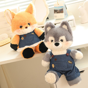 ตุ๊กตาแอคชั่นรูปสุนัขจิ้งจอกนุ่มนิ่มน่ารักผ้าขนฟูนุ่มใส่สบายเป็นของขวัญสำหรับเด็กผู้ชายเด็กผู้หญิง - Product Image 5