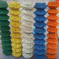 Malla de Alambre Galvanizado Anticorrosión de 8 pies para Cancha de Fútbol, Malla de Alambre con Recubrimiento de PVC, Malla de Alambre de Eslabones de Diamante, Cercado Moderno