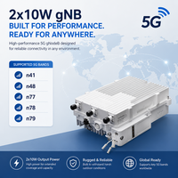 Estación Base de Célula Pequeña 5G NR GNodeB para Exteriores, 2x3W Sub-6GHz, Modo SA, 1200 Usuarios, Ancho de Banda de 100MHz, GNB Integrado para Soluciones WISP