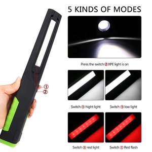 Puissant COB LED lumière de travail USB manivelle Rechargeable téléphone charge Inspection lumière métal crochet aimant <span class=keywords><strong>Garage</strong></span> voiture réparation - Product Image 5