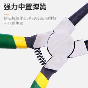 คีมสปริงแหวนล็อคอเนกประสงค์ คีมแหวนล็อคแบบ E ขนาดใหญ่ คีมแหวนล็อคภายใน คู่มืออเนกประสงค์ พื้นผิวขัดเงา - Product Image 3