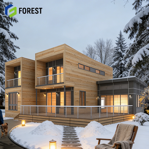 Villa de Acero Ligero de Alta Gama Personalizada, Villa Moderna de Lujo Totalmente Equipada, Casa Prefabricada en Venta - Product Image 1