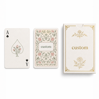 Maßgefertigte Papier-Pokerkarten Hochzeits-Spielkarten mit Personalisierter Schachtel