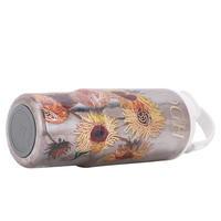 Botol Minum Tumbler Kopi Air Logam Titanium Dinding Ganda 710ML Pabrik GINT Thailand dengan Sedotan