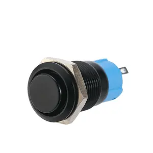 Chinakel 12mm waterproof self lock metal push buttons switches momentary switch pushbutton - spst