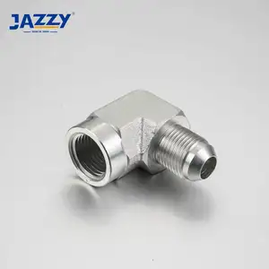 JAZZY popular 90 degree tube male to pipe female elbow thread hydraulic adaptor