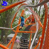 Corde d'escalade en nylon arc-en-ciel pour enfants, filet de jeu pour arbre, aire de jeux extérieure et intérieure, parc d'attractions, certifié CE