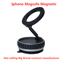Support de téléphone de voiture réglable et flexible en cuir PU, pliable, pour tableau de bord et grille d'aération, ajustement universel