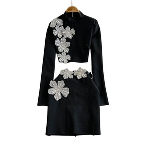 <span class=keywords><strong>ชุด</strong></span><span class=keywords><strong>เด</strong></span><span class=keywords><strong>รส</strong></span>แฟชั่นสไตล์ยุโรปและสหรัฐแบบใหม่ชุดกระโปรงสั้นทรงสลิมฟิตคอสูงของผู้หญิงไซส์ <span class=keywords><strong>M</strong></span> L XL สไตล์ยุโรปและ US - Product Image 5