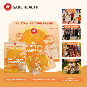 Vitamin C Fizzy Drink Stick Powder 1000mg Natural Orange OEM Wholesale Replenish Vitamins Electrolytes Immune Support for Family - Product Image 1
