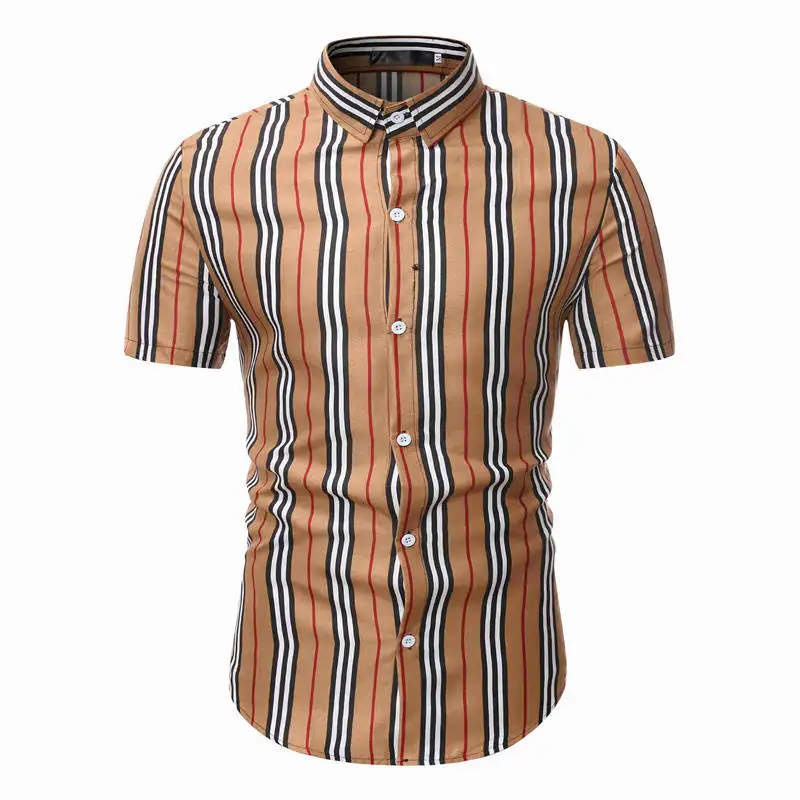 2023 latest formal cotton men contrast cuff and collar button down fashion shirt designs for boys
