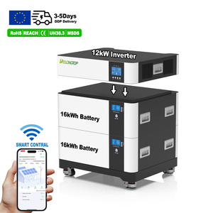 EU Stock 220V 12KW All In One Solar <b>Battery</b> Pack 51.2V 314Ah 200Ah With <b>48V</b> 20Kwh 30Kwh 50Kwh Solar Home System - Product Image 4