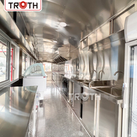 Kiosque de boulangerie entièrement équipé Truth Custom, camion de nourriture kebab, fenêtre de camion de nourriture mobile entièrement équipée, remorque de nourriture commerciale à vendre