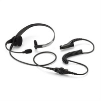 RMN5058 Headset Ringan Satu Telinga dengan Mikrofon Putar Cocok untuk Radio Dua Arah SRX2200, APX7000