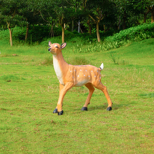 Figura de Ciervo <span class=keywords><strong>Sika</strong></span> de Resina, Resistente a las Heladas, Modelo Realista de Gran Tamaño para Exteriores, Estatua de Animal para Turismo Rural y Paisajes Ecológicos - Product Image 3