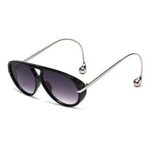 2025 alta calidad nuevo estilo gafas de sol de Metal moda diseño fresco protección UV400 gafas de sol para mujeres damas - Product Image 5