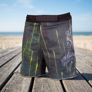 Shorts de combat MMA, grappling, Muay Thai, BJJ, entraînement, Jiu Jitsu, No Gi, Spandex/Polyester - Product Image 1