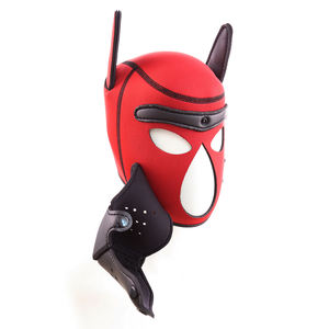 Mannelijke Puppy Capuchon Bondage <span class=keywords><strong>Sex</strong></span> Hond Hoofddeksels Bdsm Fetisj Bondage Kleding Voor Vrouwelijke Homoseksuele Slaaf - Product Image 5