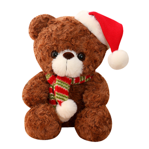Orsacchiotto di Peluche Natalizio Personalizzato OEM ODM, Vendita all'Ingrosso, Morbidissimo Peluche Imbottito, Vendita Diretta dalla Fabbrica - Product Image 1