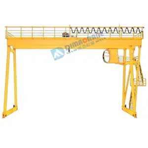 10 ton 15 16T 20 ton 25 MG model Europe style double girder beam mobile gantry crane for sale in indoor workshop