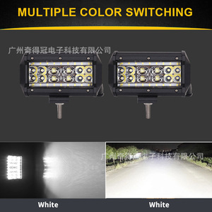 ไฟ LED ทำงานกลางคืน 90W 5 นิ้ว สำหรับรถยนต์ รถบรรทุก รถออฟโรด ไฟสปอตไลท์ - Product Image 4