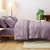 Ensemble de couette de luxe en microfibre douce, alternative au duvet, ensemble de literie avec draps, taies d'oreiller et housses de coussin, 7 pièces pour la chambre à coucher