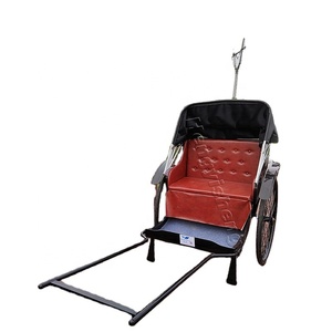 Ricksha eléctrico de alta calidad a la moda, rickshaw Jinrikisha Singporean tirado a mano, vehículo de transporte barato, rickshaw de 2 asientos - Product Image 1