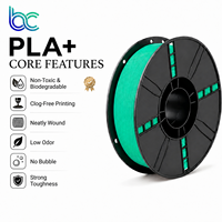Filamen Printer 3D Becreative PLA+ Diameter 1.75mm, Kemasan 1kg, Ketangguhan Tinggi, Pencetakan Halus untuk Printer 3D FDM/Pena 3D
