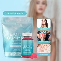 HDK OEM ODM Gummies à la biotine 12000mcg Vegan Sans sucre Croissance des cheveux Renforcement des ongles Soutien articulaire Complément beauté