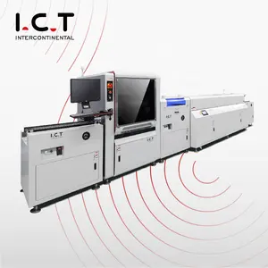 Yüksek hassasiyetli otomatik otomatik SMT tutkal dağıtıcı makinesi UV resmi kaplama hattı