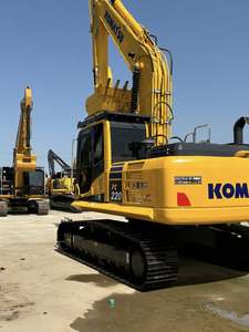 Excavadora Usada Komatsu PC220 de 22 Toneladas, Maquinaria Usada, Excavadora de Orugas Komatsu P220, Komatsu PC220 Japón en Stock - Product Image 3