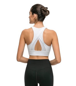 Topko Chất lượng cao OEM bán buôn tùy chỉnh phụ nữ trắng đẩy lên áo ngực thể thao Bộ ngắn - Product Image 1