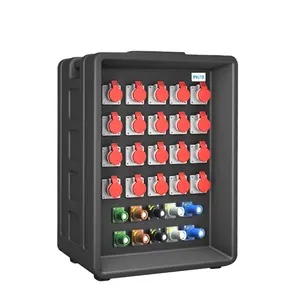 PHLTD impermeable 380V iluminación Power Distro Box equipo 3 fases CEE fuente de alimentación caja eléctrica etapa caja de distribución de energía