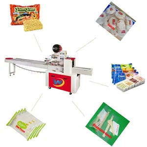 Automatic long bread pizza toast croissant pita bread packaging packing machine for sale