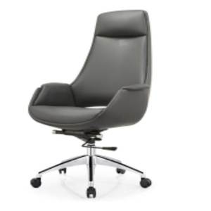 Silla de oficina moderna y cómoda de cuero con reposabrazos y respaldo 37731-6678A 37731-6678A-1 - Product Image 1